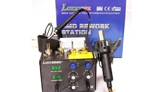Паяльная станция lukey 852D+. Видеообзор от Интернет-магазина Electronoff.