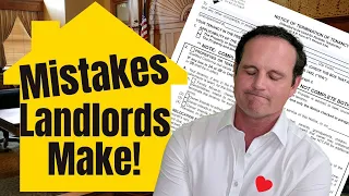 60 Day Notice to Terminate - 7+ MISTAKES Landlords make  - Guide for renters and landlords