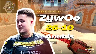 【CS2 POV】ZywOo (26-10) (Anubis) | FACEIT Ranked | Nov 19, 2023