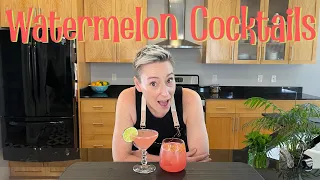 How To Make A Watermelon Margarita and Daiquiri