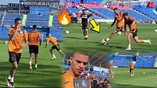 Mason Greenwood scores in Getafe first training! shocks everyone,left right foot , Man United fans