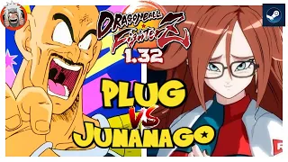 DBFZ Plug vs Ju_Nanago (GokuSSB, Videl, Nappa) vs (A21LC, VegetoSSB, A17)
