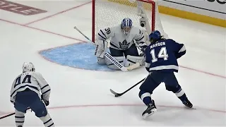 Pat Maroon Outwaits Jack Campbell for the 3-0 Lightning Lead Early in Game 4