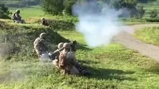 Slow motion Javelin Missile