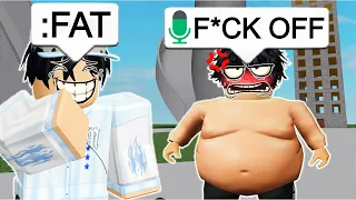 Using Roblox ADMIN To BULLY KIDS In VOICE CHAT