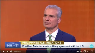 Feb. 27 interview: U.S.-Philippines military agreement negotiations