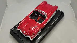 1:12 Solido 1958 Chevrolet Corvette Convertible Red