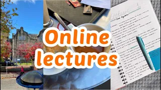 First week of online lectures/ Lancaster University