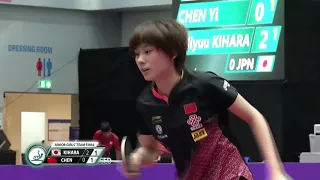 Chen Yi vs Miyuu Kihara | 2019 ITTF World Junior Championships Highlights (Team Final)