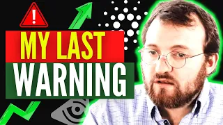 CHARLES HOSKINSON REVEALS HIS LAST SECRET WARNING ABOUT ADA  CARDANO ADA NEWS TODAY