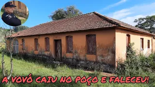 NESTA CASA ANTIGA ANOS ATRÁS A VOVÓ CAIU NO POÇO E INFELIZMENTE VEIO A FALECER!!!😥