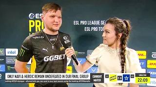 NaVi s1mple interview after WINNING match against Complexity | ESL Pro League Season 15 | CSGO