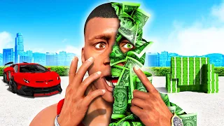 GTA 5 but ANYTHING I Touch Turns To MONEY!
