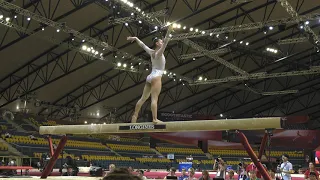 Kara Eaker - Balance Beam - 2018 World Championships - Podium Training