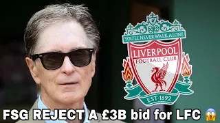 FSG reject a £3 Billion bid for LFC 😮🔴 #LFC #Liverpoolfc #ynwa