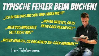 Typische Fehler beim Buchen - Tricks, wie ihr Fehler verhindern könnt - Einfaches Buchen ohne Fehler