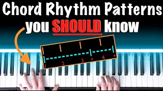 6 Rhythm Patterns for Piano Chords