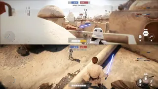 starwars battlefront 2 gameplay split screen