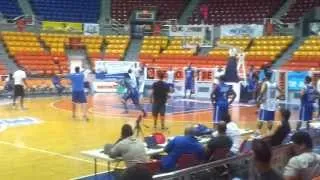 Practica Seleccion Dominicana Baloncesto 14 agosto 2013.