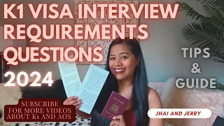 K1-VISA APPROVED! INTERVIEW REQUIREMENTS & QUESTIONS MOST UPDATED #fyp #k1visa #viral #youtube