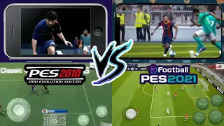 LA EVOLUCIÓN DE PES MOBILE (2010 - 2021) | COMPARACIÓN