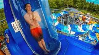 Aquapark Istralandia - Space Rocket | Extreme Trapdoor Waterslide POV