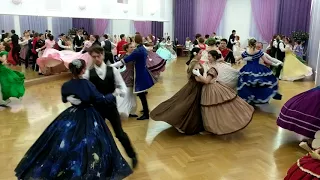 Bohemian National Polka at a ball in Tomsk (Siberia), Russia