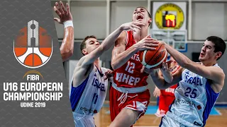 Israel v Croatia - Full Game - FIBA U16 European Championship 2019