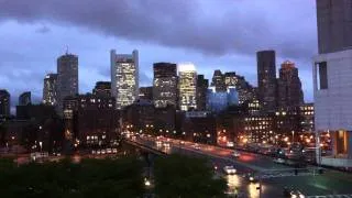 Boston Evening Cityscape