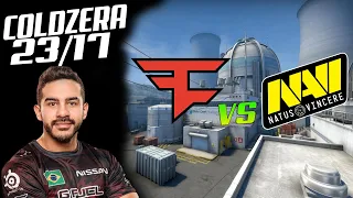 CSGO POV FAZE COLDZERA(23/17) VS NAVI NUKE BLAST Premier Spring Groups 2021 13.02.21!