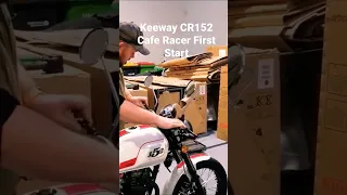 Keeway CR152 Cafe Racer First Start | New Bike Build | New Zealand