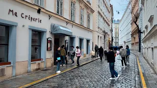 Walk in Vienna on a Rainy Day, April 2023 | 4K HDR