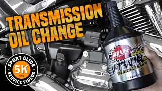 Harley-Davidson M8 Softail Transmission Oil Change