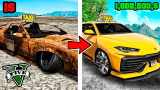 TAXI de $1 VS TAXI de $1,000,000 en GTA 5!