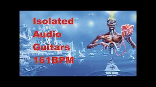 Guitars isolated audio -  The Evil That Men Do - Iron Maiden -  161BPM