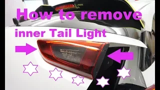 Project Mazda CX-3  --  How remove inner Tail Light