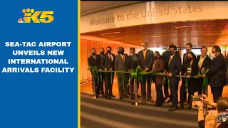 Sea-Tac Airport unveils new international arrivals terminal