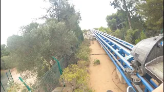 Furius Baco INTENSE Launch Wing Roller Coaster 4K POV! | PortAventura Spain [No Copyright]