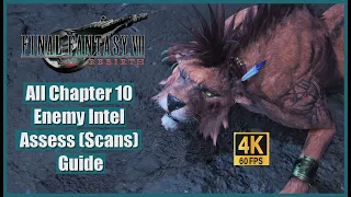 Final Fantasy VII Rebirth All Chapter 10 Enemy Intel Assess Scans Guide