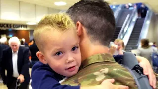 Soldier Homecoming -  Welcome Home Daddy!!