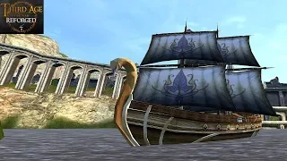 THE LAST SHIPS FROM MITHLOND (Siege Battle) - Third Age: Total War (Reforged)