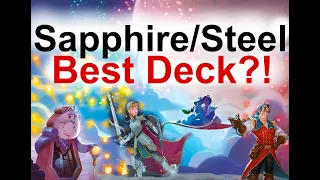 Best Meta Deck In Lorcana Set 3! (sapphire/steel gameplay)