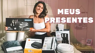 MEUS PRESENTES do chá de panela!!