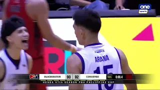 Arana clutch in Converge win | Honda PBA S47 Philippine Cup 2022