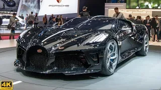 $18 M BUGATTI LA VOITURE NOIRE - GENEVA MOTOR SHOW [2019 4K]