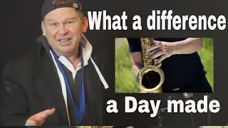 "What a difference a day made" Saxophon Solo  Backingtrack Sheets