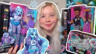 ABBY IS HERE!! Monster High G3 Abby & Clawd Review!