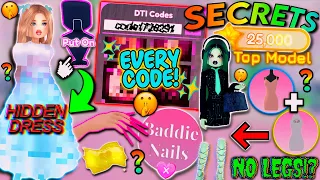 SECRETS ONLY PROS KNOW In Dress To Impress! Hidden Items, All Codes,  Facts & Tips! | ROBLOX