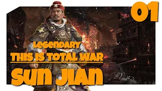 So It Begins! This Is Total War! - Sun Jian Legendary This Is Total War Let's Play 01