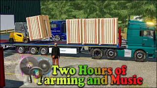 TWO HOURS of #FARMING&MUSIC🔹No Man's Land Episodes Collection🔹Ep. 169-174🔹Farming Simulator 22